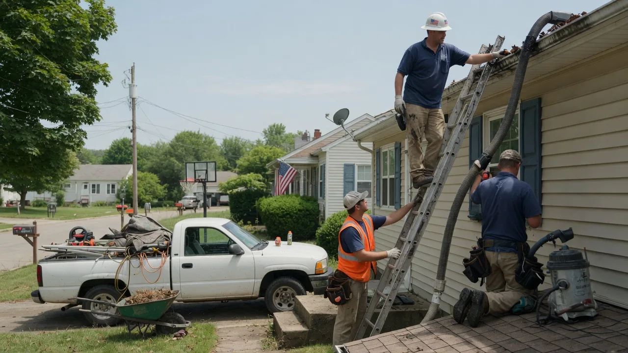 Gutter Installation in Vallonia, IN near me